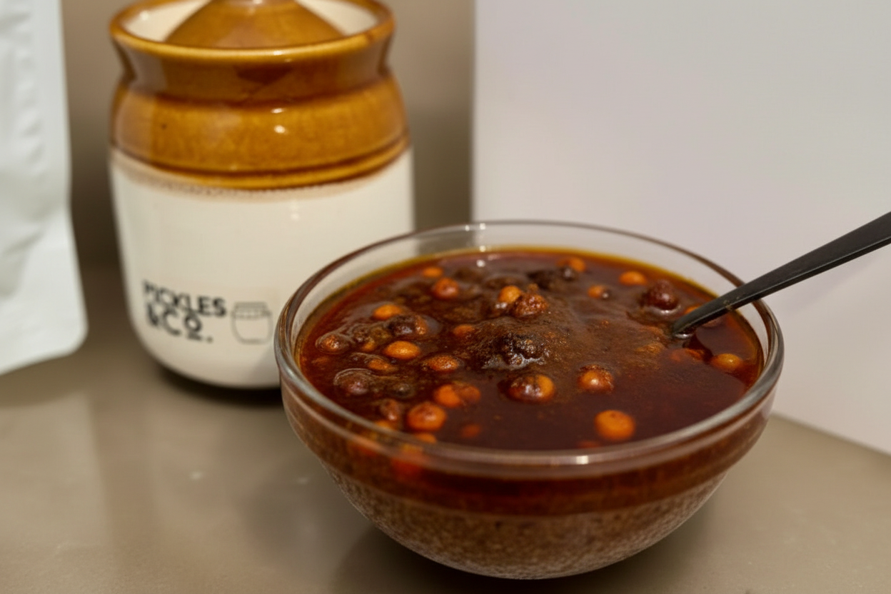 Matar Moola Pickle (Yellow Peas & Radish Pickle)