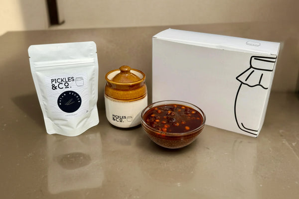 Matar Moola Pickle (Yellow Peas & Radish Pickle)